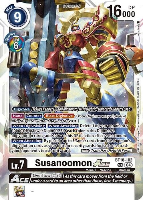 Susanoomon ACE [BT18-102] [Release Special Booster 2.0] | Mindsight Gaming