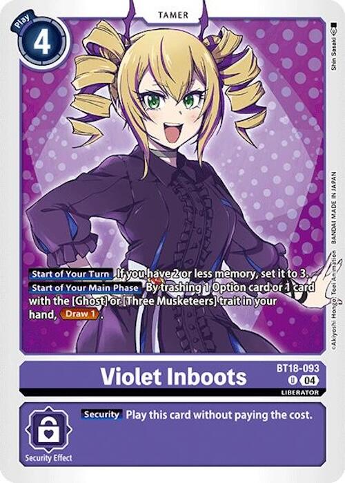 Violet Inboots [BT18-093] [Release Special Booster 2.0] | Mindsight Gaming