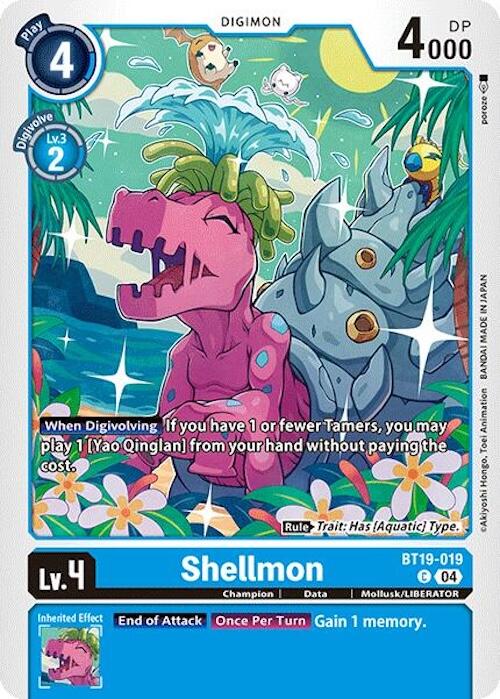 Shellmon [BT19-019] [Release Special Booster 2.0] | Mindsight Gaming