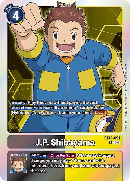 J.P. Shibayama [BT18-091] [Release Special Booster 2.0] | Mindsight Gaming