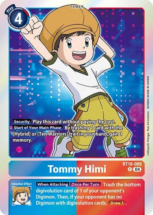 Tommy Himi [BT18-089] [Release Special Booster 2.0] | Mindsight Gaming