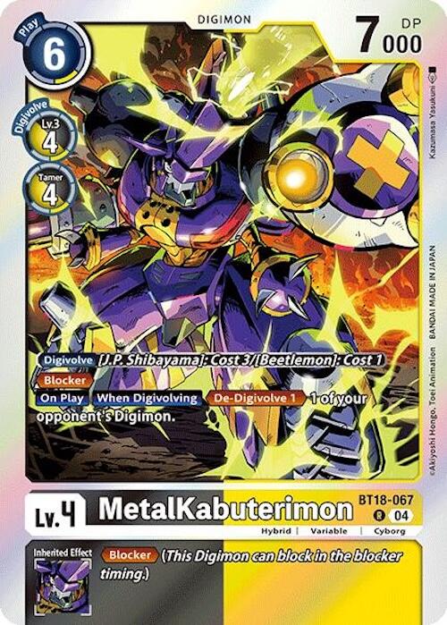 MetalKabuterimon [BT18-067] [Release Special Booster 2.0] | Mindsight Gaming