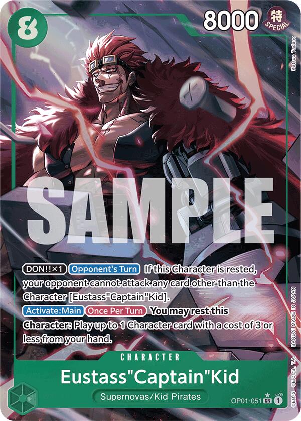 Eustass"Captain"Kid (OP01-051) (Full Art) [Premium Booster -The Best-] | Mindsight Gaming