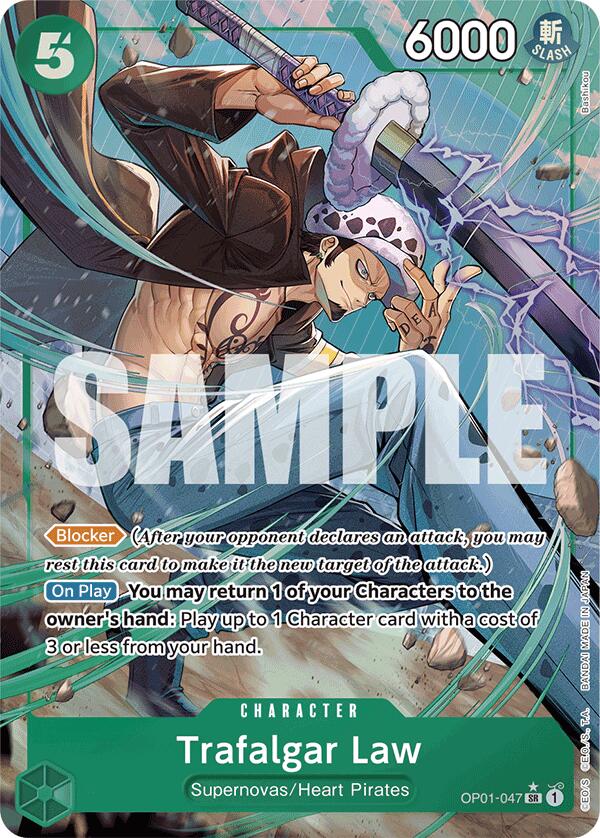 Trafalgar Law (OP01-047) (Full Art) [Premium Booster -The Best-] | Mindsight Gaming