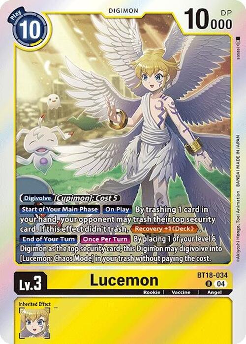 Lucemon [BT18-034] [Release Special Booster 2.0] | Mindsight Gaming