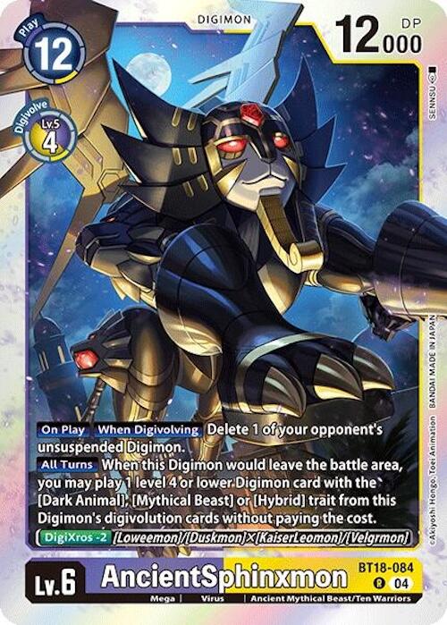 AncientSphinxmon [BT18-084] [Release Special Booster 2.0] | Mindsight Gaming