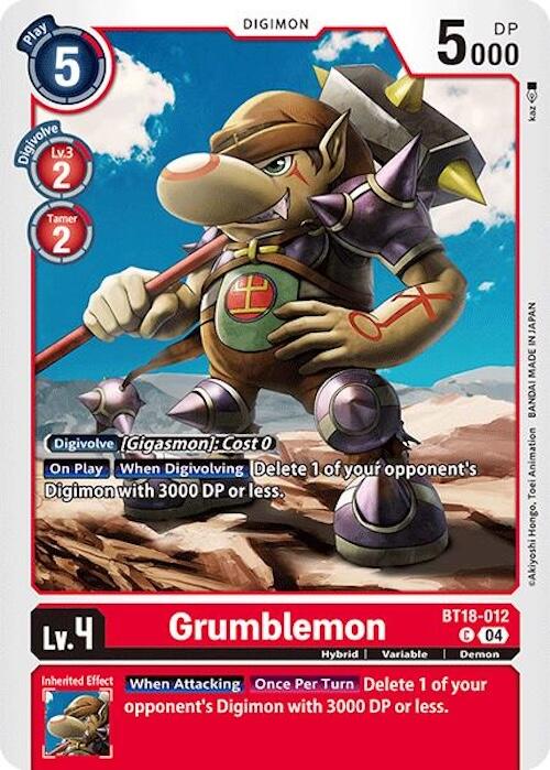 Grumblemon [BT18-012] [Release Special Booster 2.0] | Mindsight Gaming