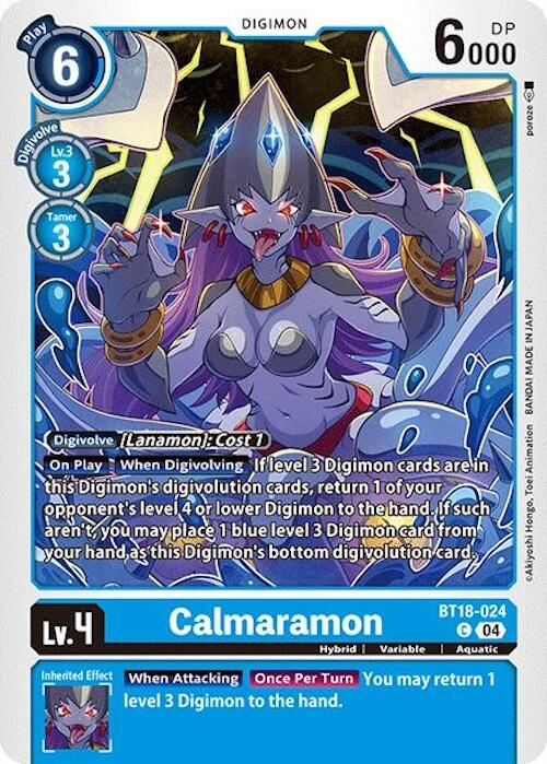 Calmaramon [BT18-024] [Release Special Booster 2.0] | Mindsight Gaming