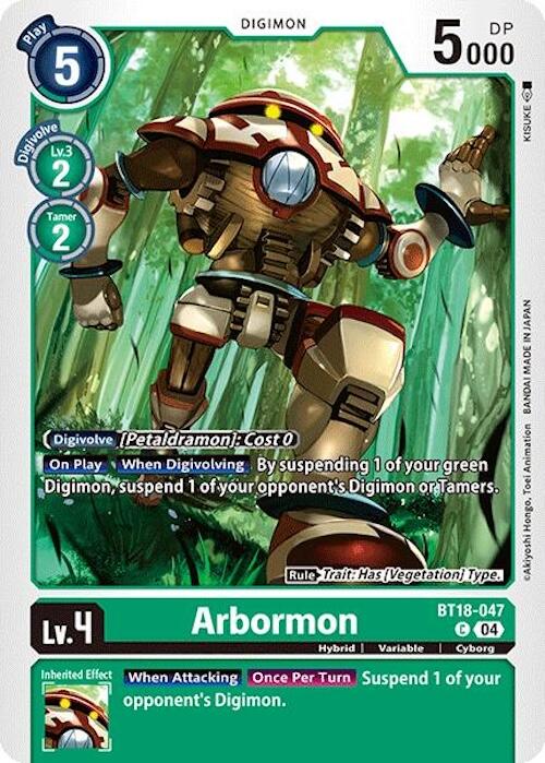 Arbormon [BT18-047] [Release Special Booster 2.0] | Mindsight Gaming