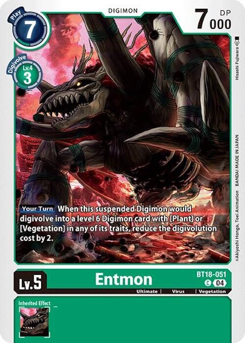 Entmon [BT18-051] [Release Special Booster 2.0] | Mindsight Gaming