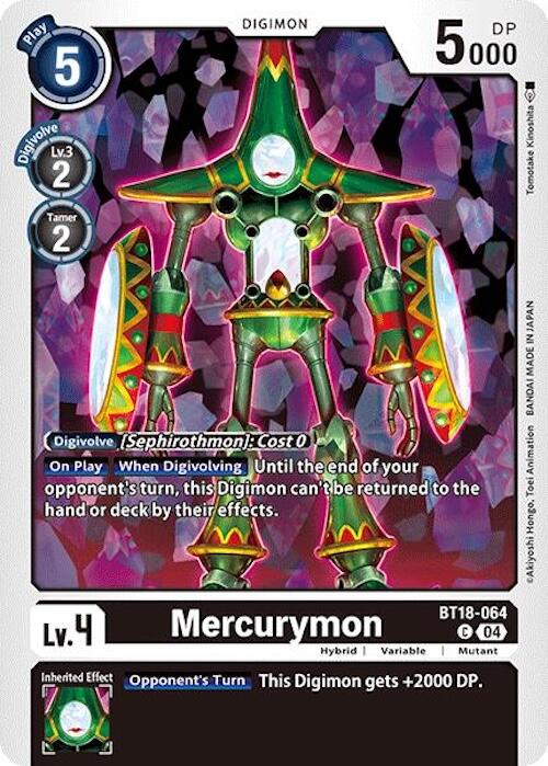 Mercurymon [BT18-064] [Release Special Booster 2.0] | Mindsight Gaming