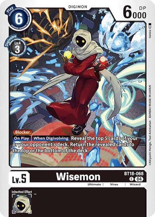 Wisemon [BT18-068] [Release Special Booster 2.0] | Mindsight Gaming