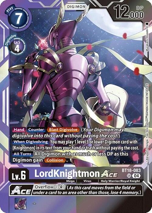 LordKnightmon ACE [BT18-083] [Release Special Booster 2.0] | Mindsight Gaming