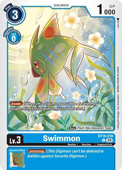 Swimmon [BT19-018] [Release Special Booster 2.0] | Mindsight Gaming