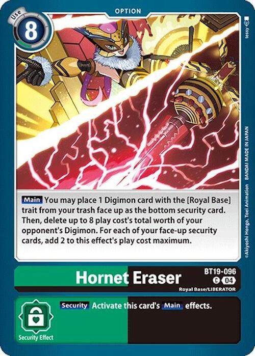 Hornet Eraser [BT19-096] [Release Special Booster 2.0] | Mindsight Gaming