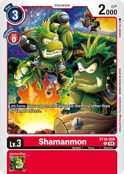 Shamanmon [BT18-009] [Release Special Booster 2.0] | Mindsight Gaming