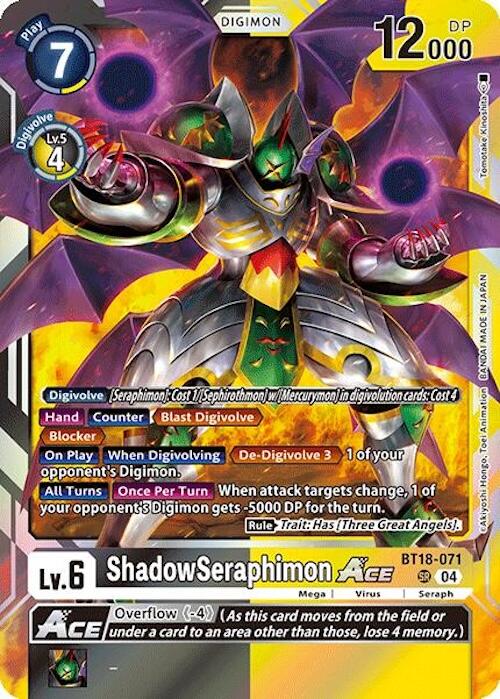 ShadowSeraphimon ACE [BT18-071] [Release Special Booster 2.0] | Mindsight Gaming