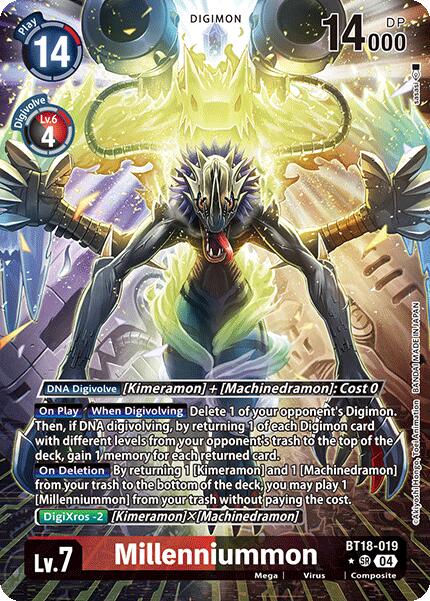 Millenniummon [BT18-019] (Alternate Art) [Release Special Booster 2.0] | Mindsight Gaming