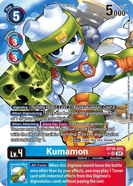 Kumamon [BT18-022] (Alternate Art) [Release Special Booster 2.0] | Mindsight Gaming