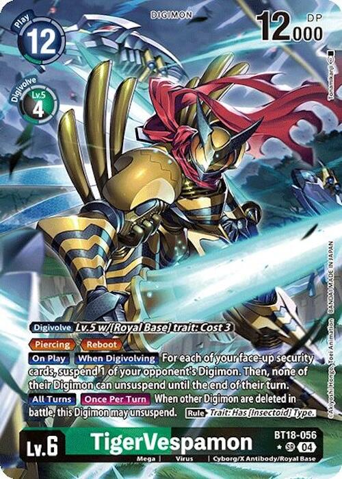 TigerVespamon [BT18-056] (Alternate Art) [Release Special Booster 2.0] | Mindsight Gaming