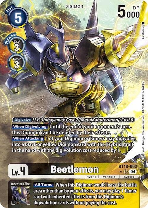 Beetlemon [BT18-063] (Alternate Art) [Release Special Booster 2.0] | Mindsight Gaming