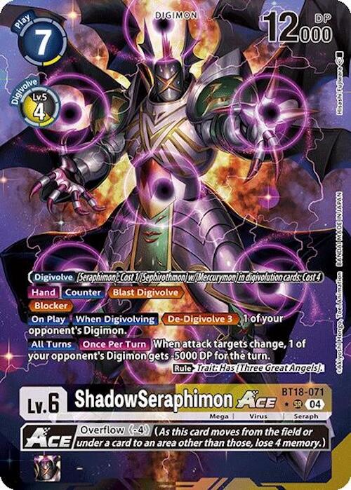 ShadowSeraphimon ACE [BT18-071] (Alternate Art) [Release Special Booster 2.0] | Mindsight Gaming