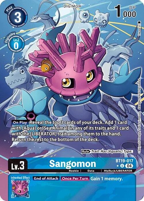 Sangomon [BT19-017] (Alternate Art) [Release Special Booster 2.0] | Mindsight Gaming