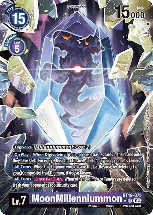 MoonMillenniummon [BT19-075] (Alternate Art) [Release Special Booster 2.0] | Mindsight Gaming