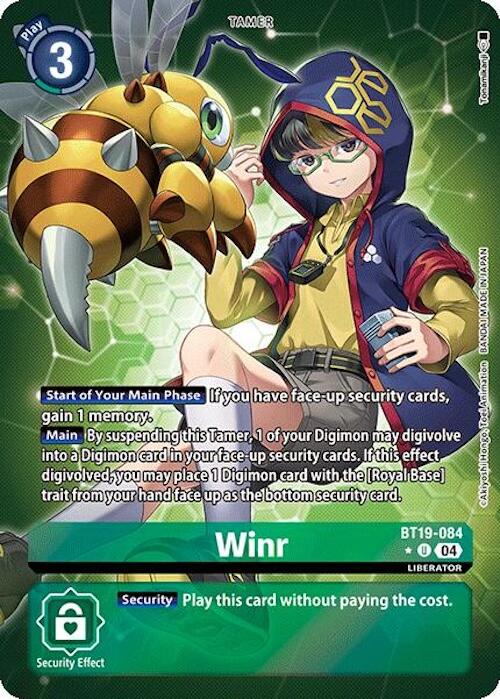 Winr [BT19-084] (Alternate Art) [Release Special Booster 2.0] | Mindsight Gaming