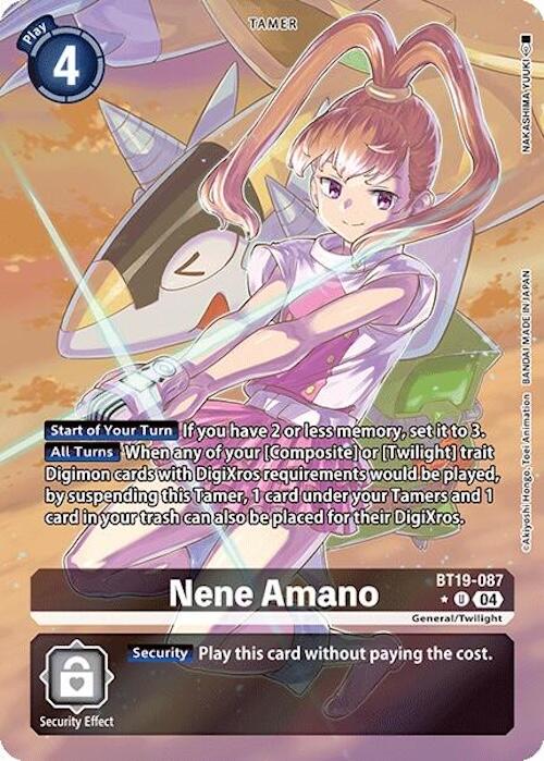 Nene Amano [BT19-087] (Alternate Art) [Release Special Booster 2.0] | Mindsight Gaming