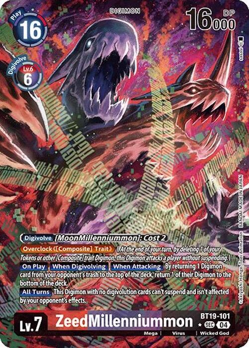 ZeedMillenniummon [BT19-101] (Alternate Art) [Release Special Booster 2.0] | Mindsight Gaming