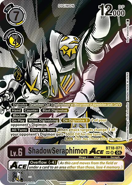 ShadowSeraphimon ACE [BT18-071] (Textured) [Release Special Booster 2.0] | Mindsight Gaming