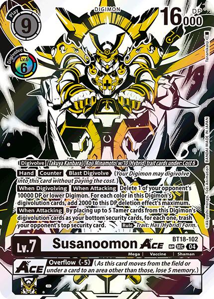 Susanoomon ACE [BT18-102] (Textured) [Release Special Booster 2.0] | Mindsight Gaming