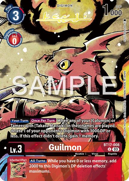 Guilmon [BT17-008] (Signed) [Release Special Booster 2.0] | Mindsight Gaming