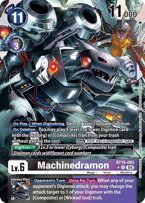 Machinedramon [BT19-065] (Release Special Booster 2.0: Box Promotion Pack) [Release Special Booster 2.0] | Mindsight Gaming