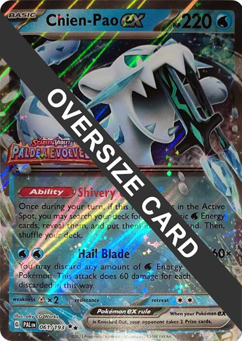 Chien-Pao ex (061/193) (Jumbo) [Scarlet & Violet: Paldea Evolved] | Mindsight Gaming