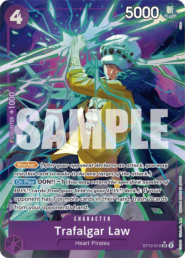 Trafalgar Law (ST10-010) (Alternate Art) [Premium Booster -The Best-] | Mindsight Gaming