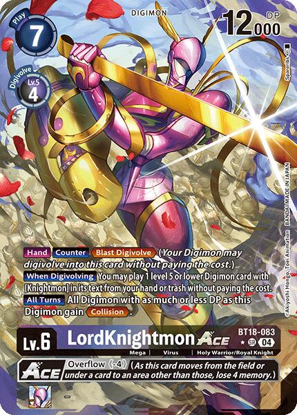 LordKnightmon ACE [BT18-083] (Alternate Art) [Release Special Booster 2.0] | Mindsight Gaming