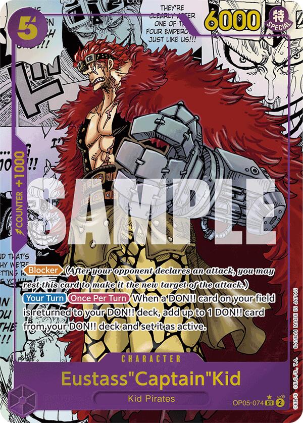 Eustass"Captain"Kid (OP05-074) (Manga) [Premium Booster -The Best-] | Mindsight Gaming