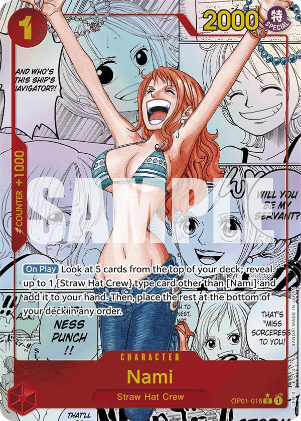 Nami (OP01-016) (Manga) [Premium Booster -The Best-] | Mindsight Gaming