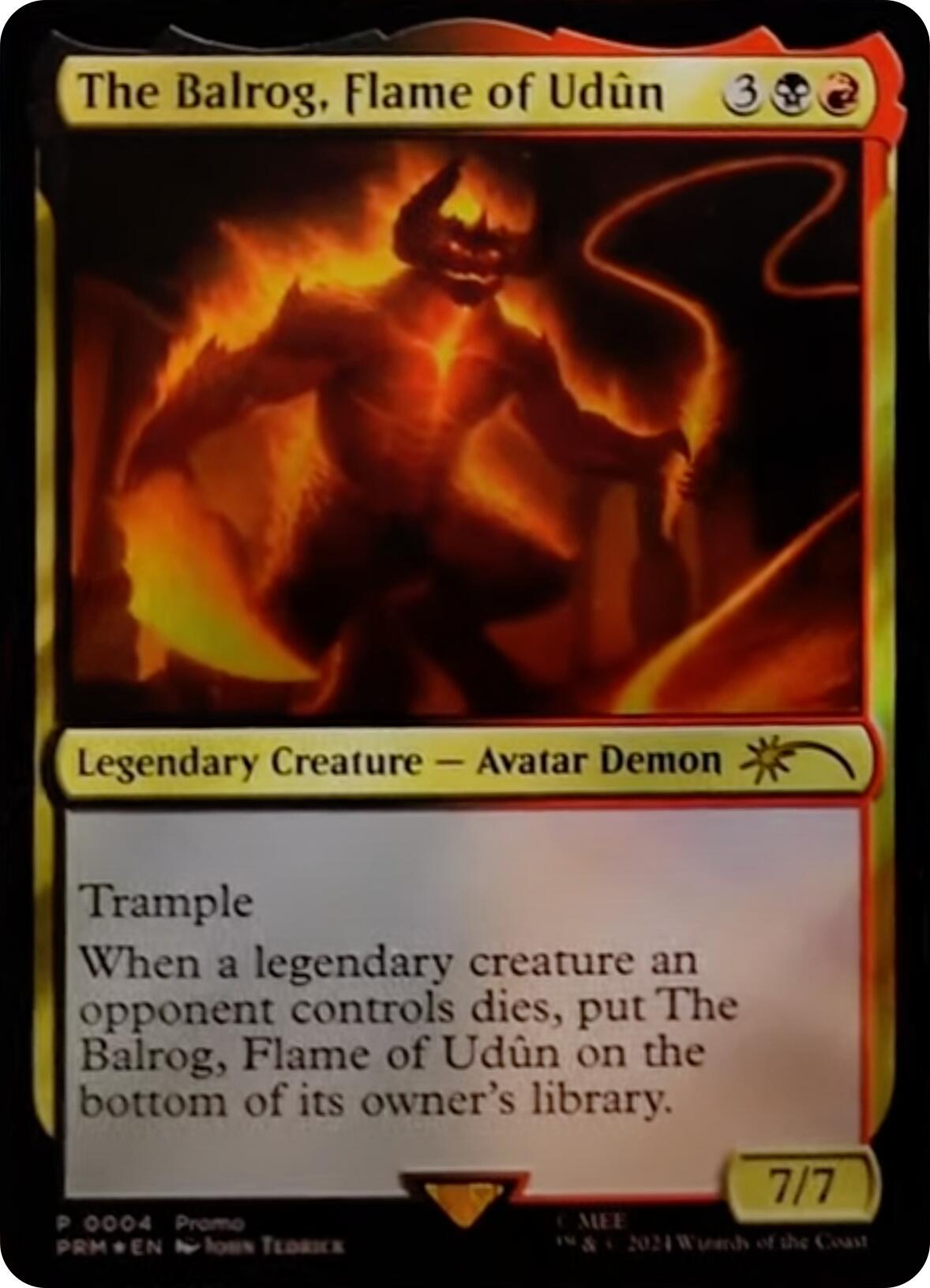 The Balrog, Flame of Udun [Resale Promos] | Mindsight Gaming