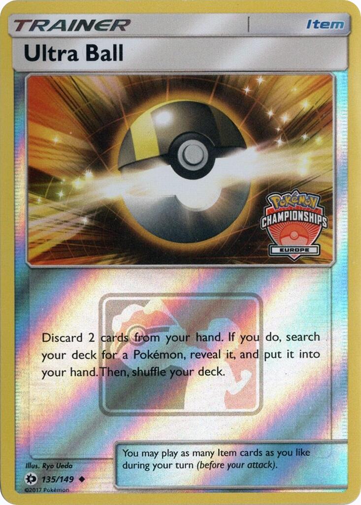 Ultra Ball (135/149) (Europe Championships) [League & Championship Cards] | Mindsight Gaming