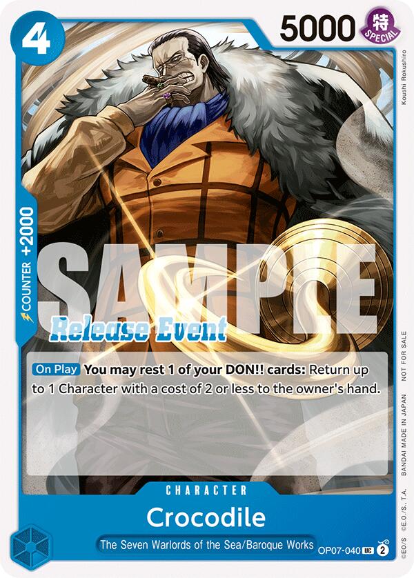 Crocodile (ST15 - ST20 Release Event Pack) [One Piece Promotion Cards] | Mindsight Gaming