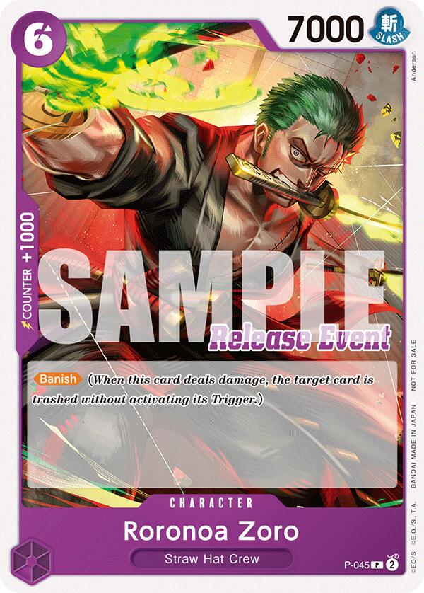 Roronoa Zoro (ST15 - ST20 Release Event Pack) [One Piece Promotion Cards] | Mindsight Gaming