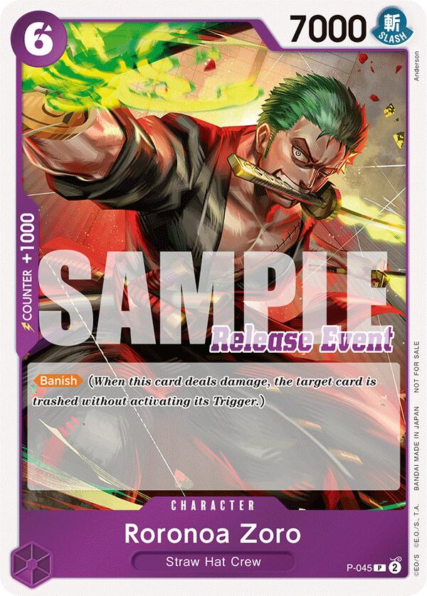 Roronoa Zoro (ST15 - ST20 Release Event Winner Pack) [One Piece Promotion Cards] | Mindsight Gaming