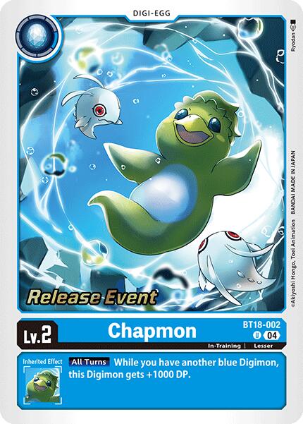 Chapmon [BT18-002] [Release Special Booster 2.0 Pre-Release Cards] | Mindsight Gaming