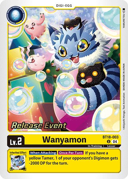 Wanyamon [BT18-003] [Release Special Booster 2.0 Pre-Release Cards] | Mindsight Gaming