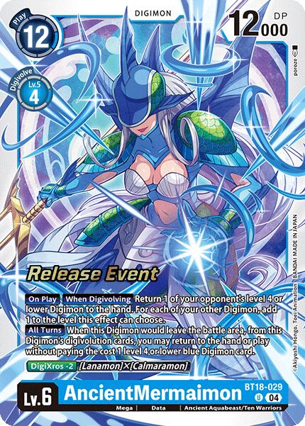 AncientMermaimon [BT18-029] [Release Special Booster 2.0 Pre-Release Cards] | Mindsight Gaming