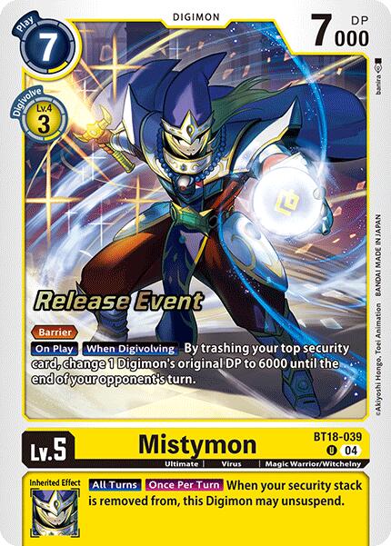 Mistymon [BT18-039] [Release Special Booster 2.0 Pre-Release Cards] | Mindsight Gaming