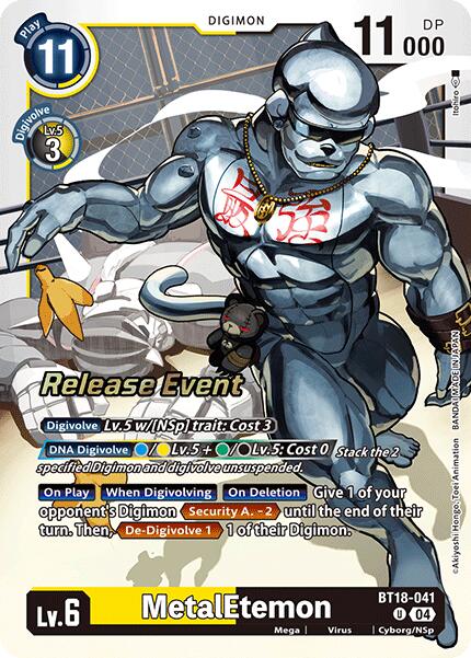 MetalEtemon [BT18-041] [Release Special Booster 2.0 Pre-Release Cards] | Mindsight Gaming